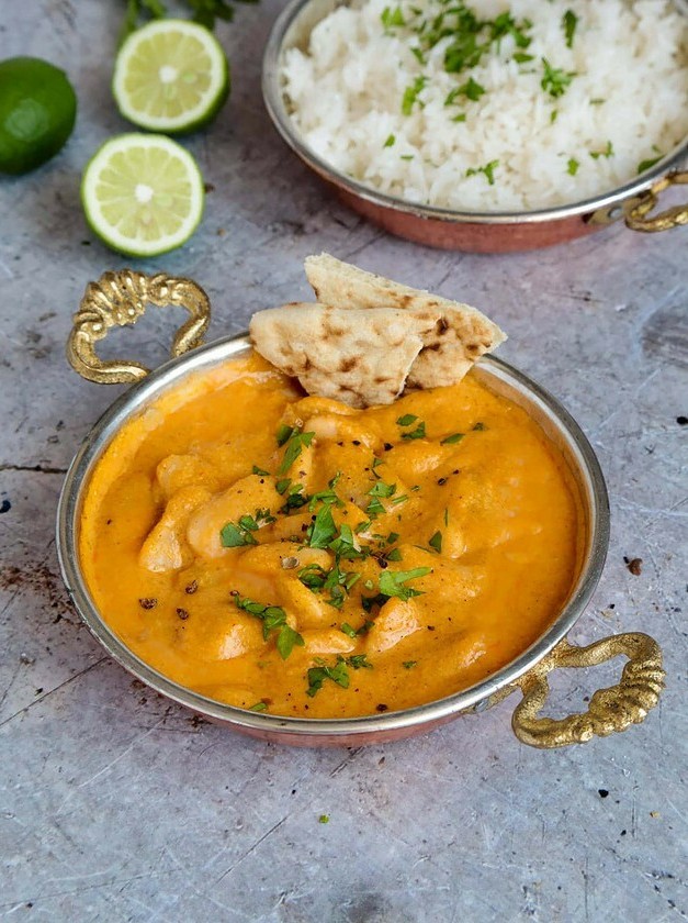 Vegan Creamy Indian Curry with Butter Beans