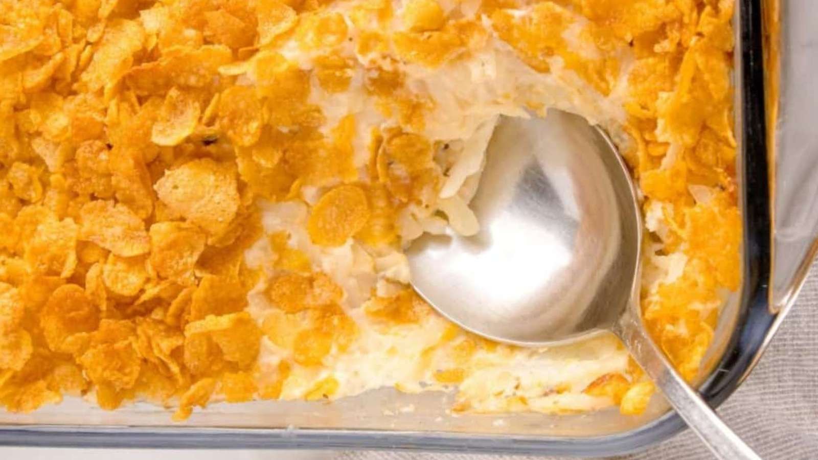 Hash Brown Casserole With Corn Flakes