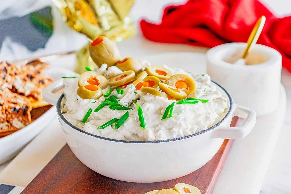 Stuffed Olive Cocktail Dip