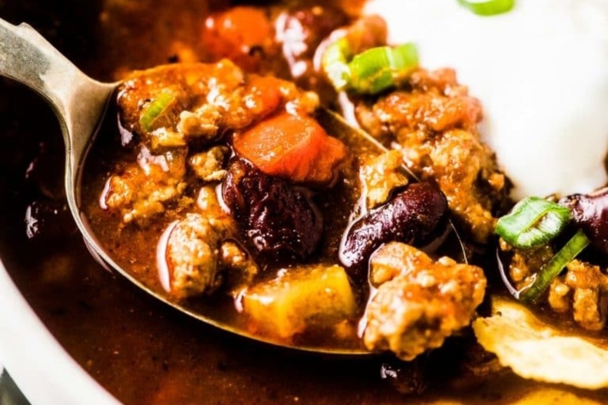 Wholesome Ground Turkey Chili Delight