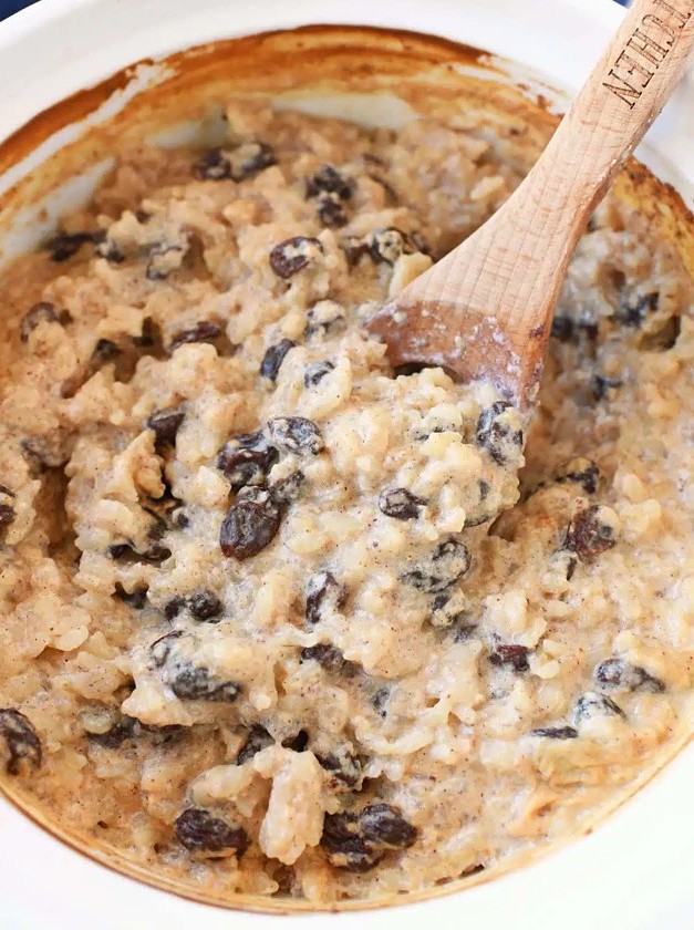 Creamy Vanilla Rice Bake Delight