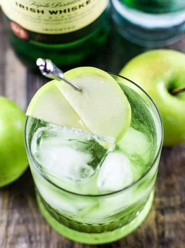 Green Apple Whiskey Sour Delight