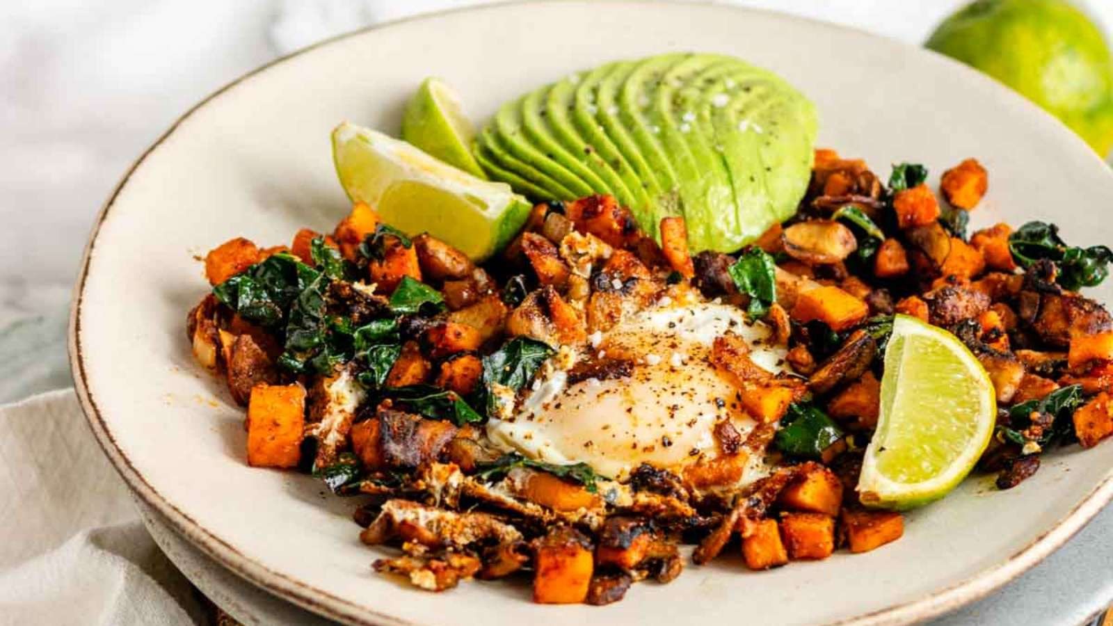 Spicy Sweet Potato Egg Scramble