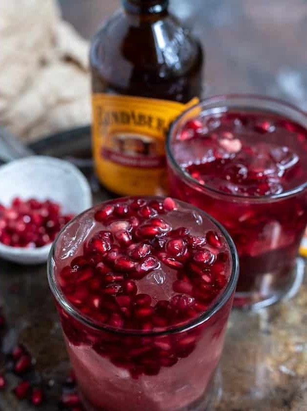 Pomegranate Kisses the Classic Moscow Mule