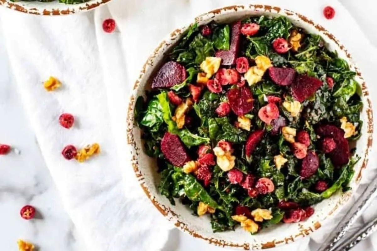Beet & Kale Delight with Crunchy Walnuts