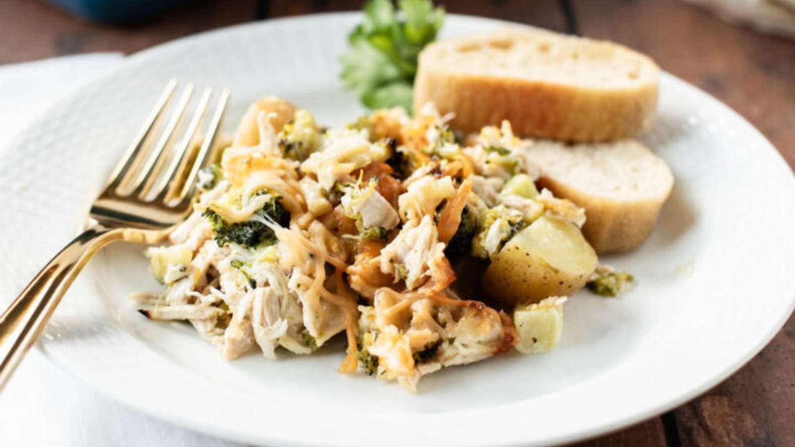 Broccoli, Chicken, and Potato Family Delight