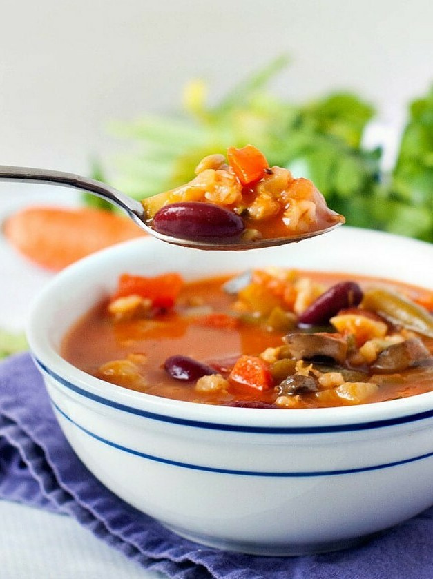 Nutrient-Rich Veggie Soup with Low Calorie Count