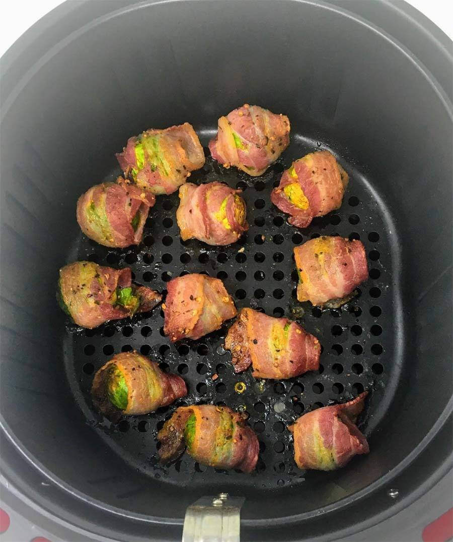 Crispy Bacon Brussels Sprouts Air Fryer Delight