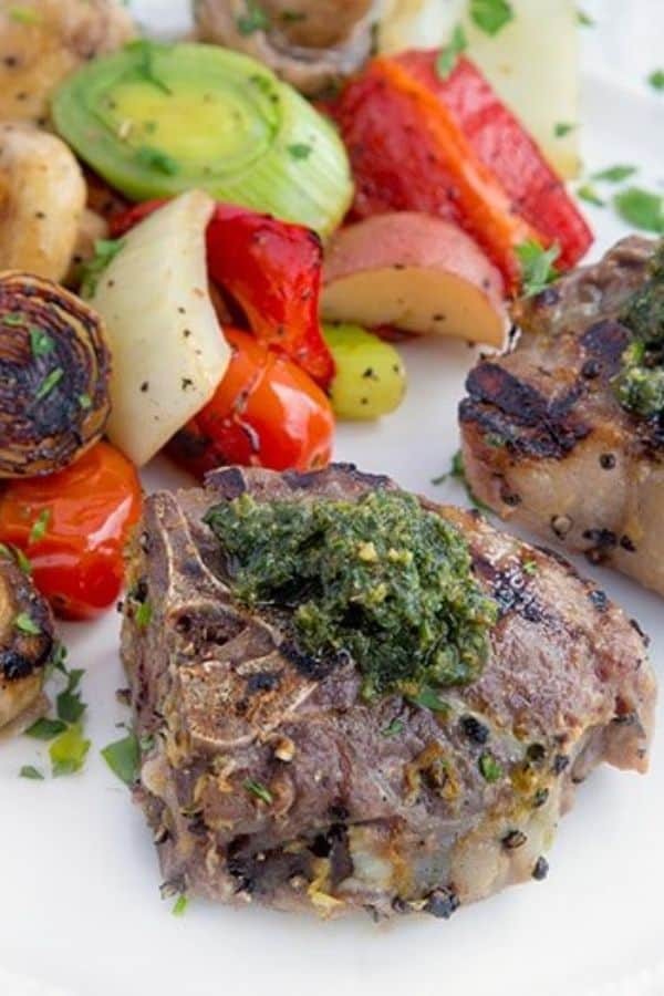 Herb-Crusted Lamb Chops with Fresh Twist