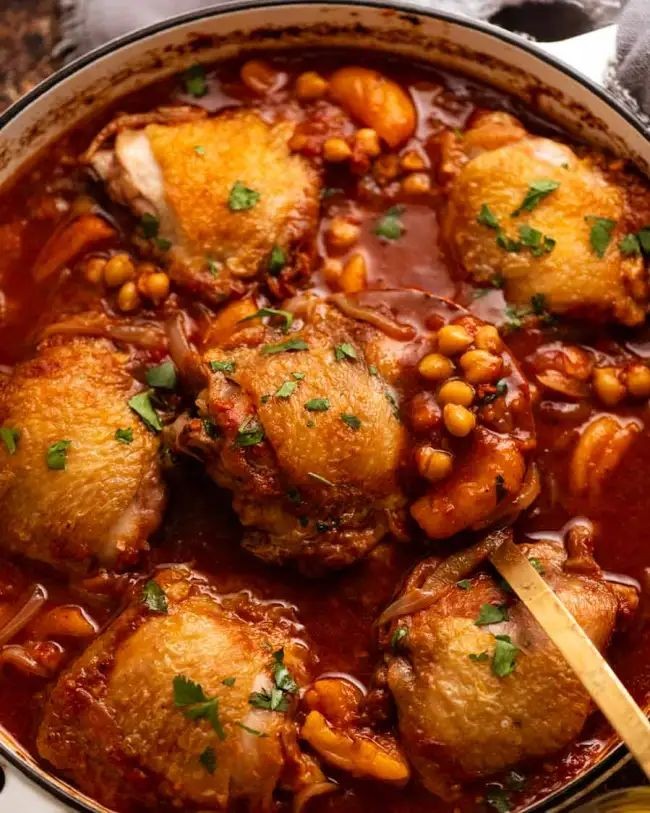 Sweet Lamb Tagine with Apricot Twist