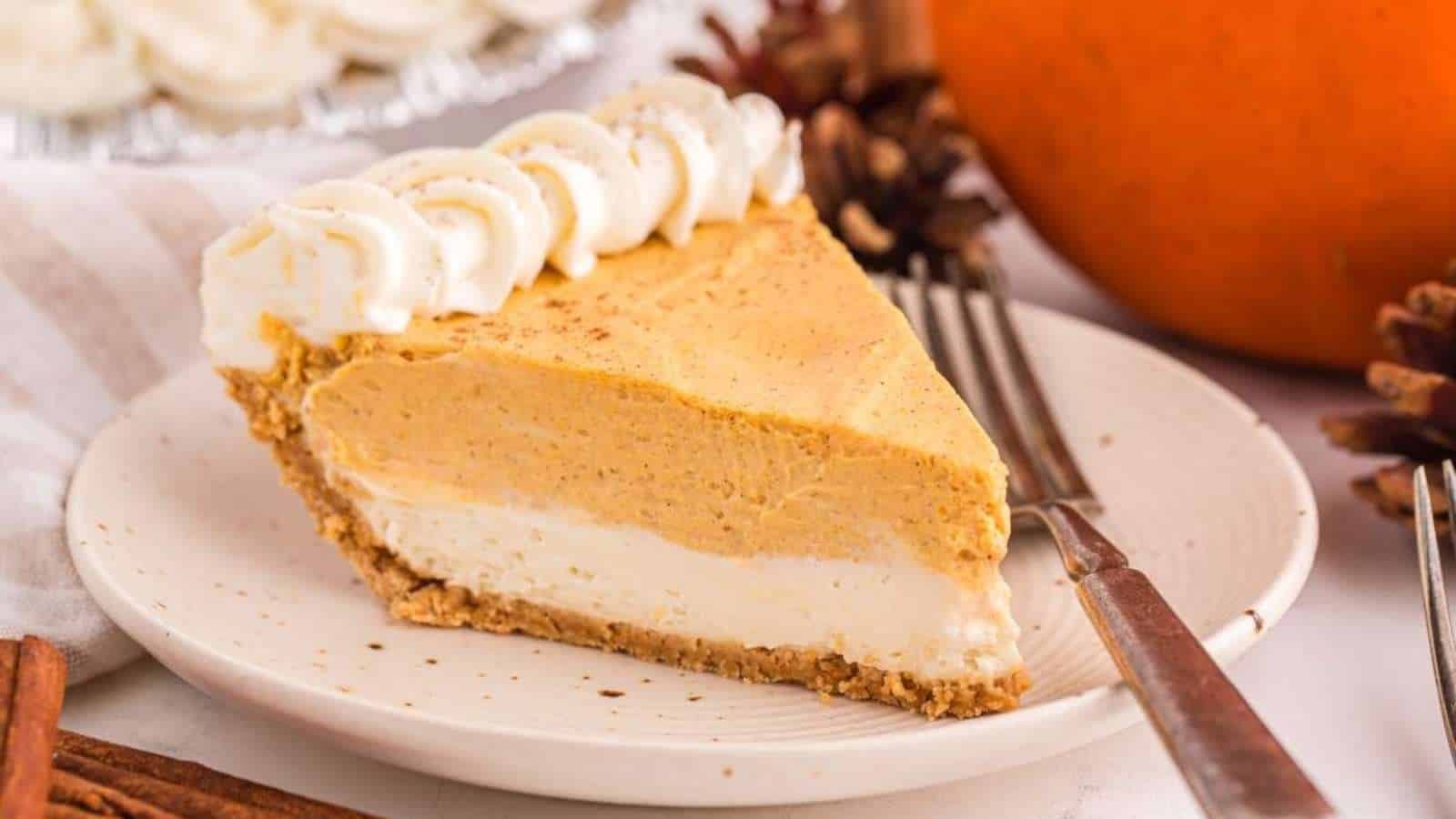 Easy No-Bake Pumpkin Cheesecake Delight
