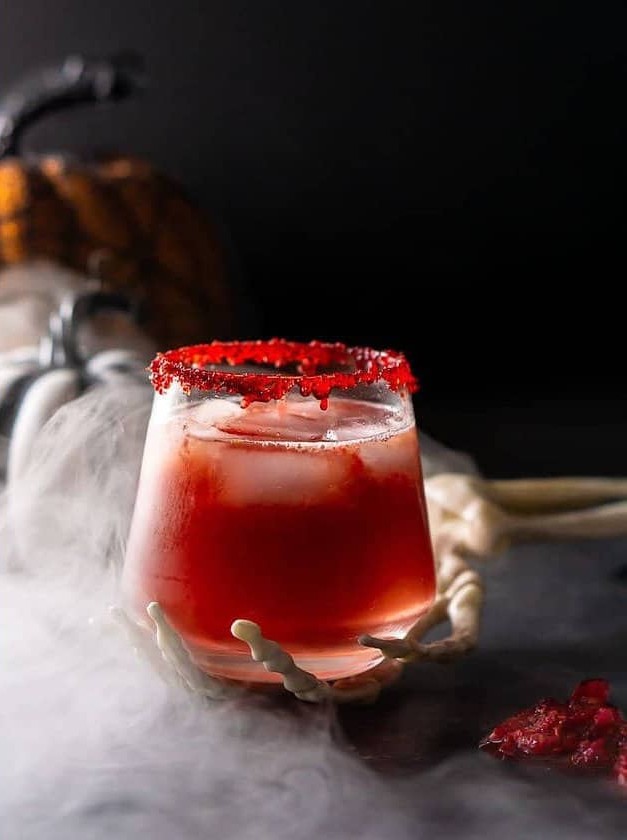 Ruby Red Brain Haunting Halloween Drink