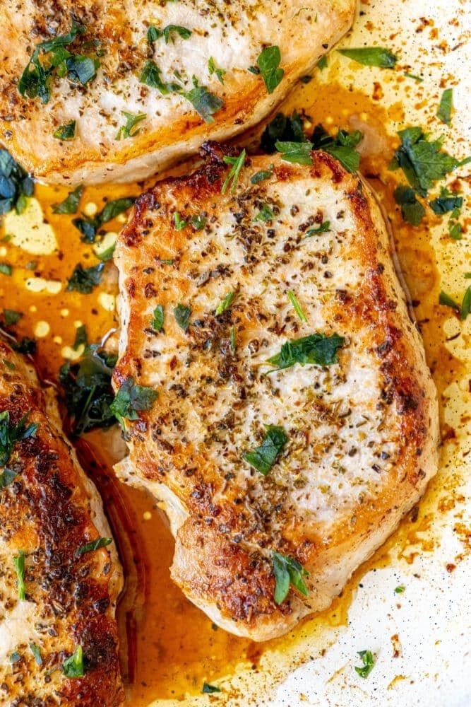 Pork Chops with Honey Mustard Perfection