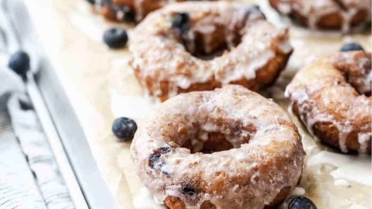 Sweet Blueberry Donut Treats
