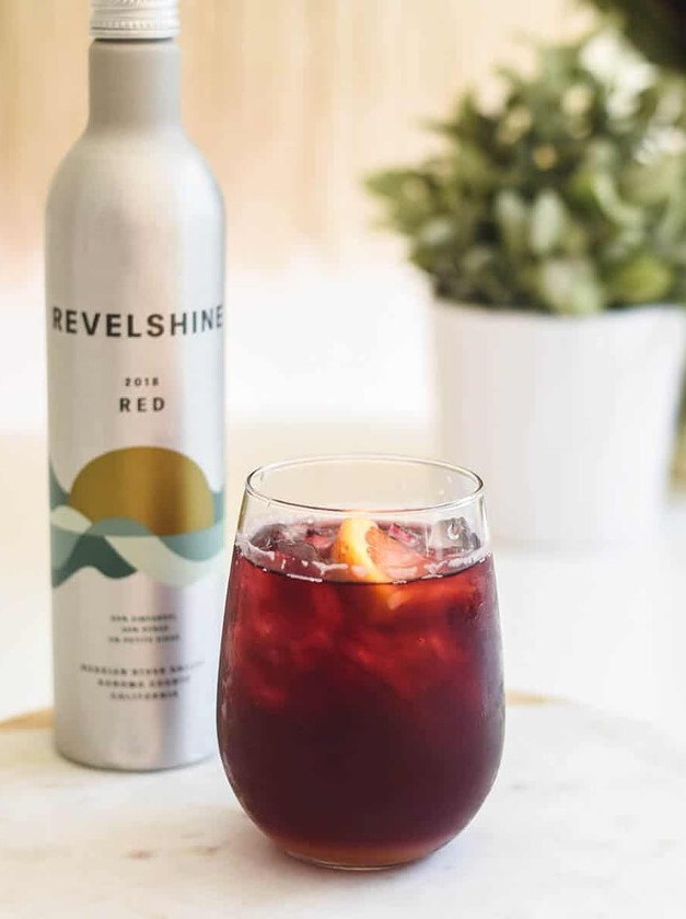 Red Wine Fizz with a Twist