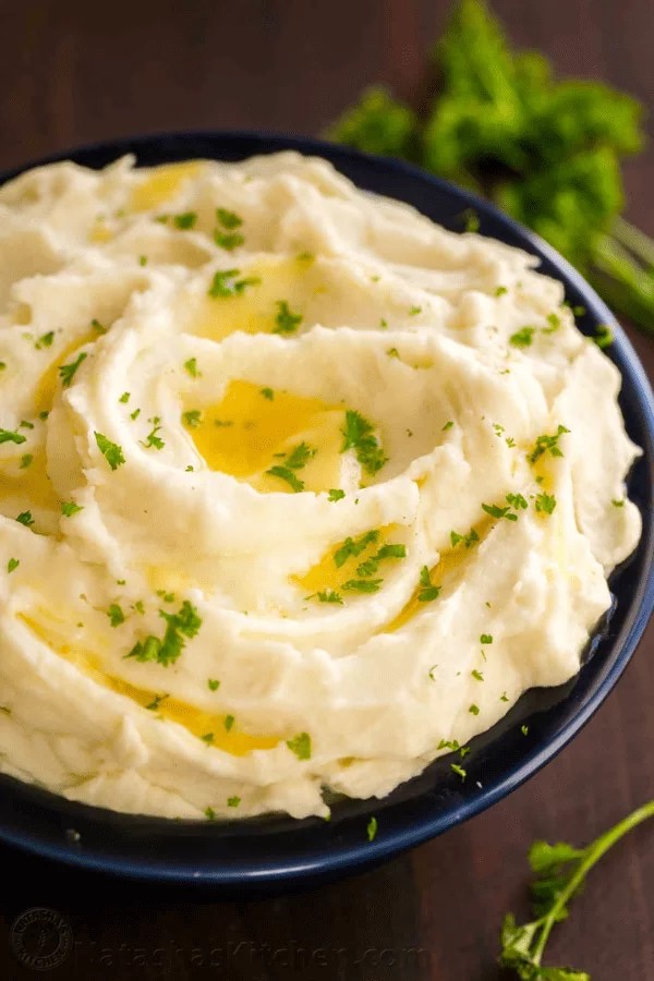 Fluffy Garlic Mashed Potatoes Delight