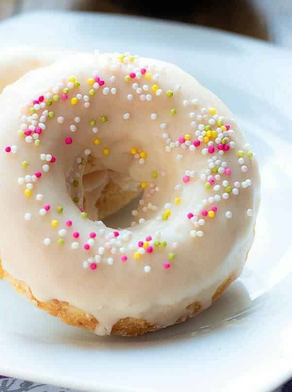 Soft-Baked Vanilla Donuts with Rich Glaze