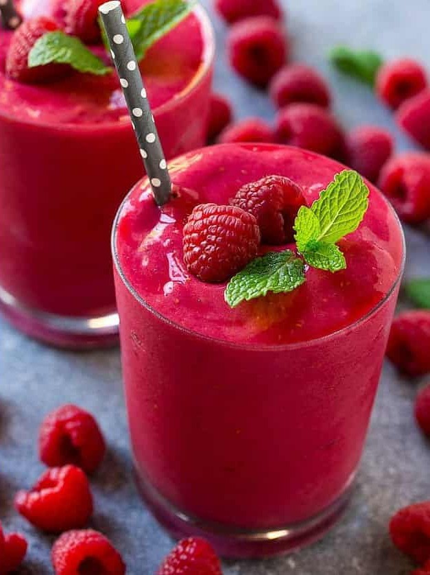 Raspberry Bliss in a Glass