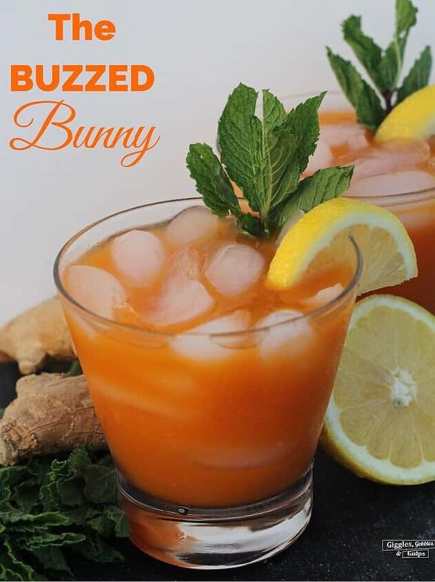 Carrot Kick Gin Fizz for Easter