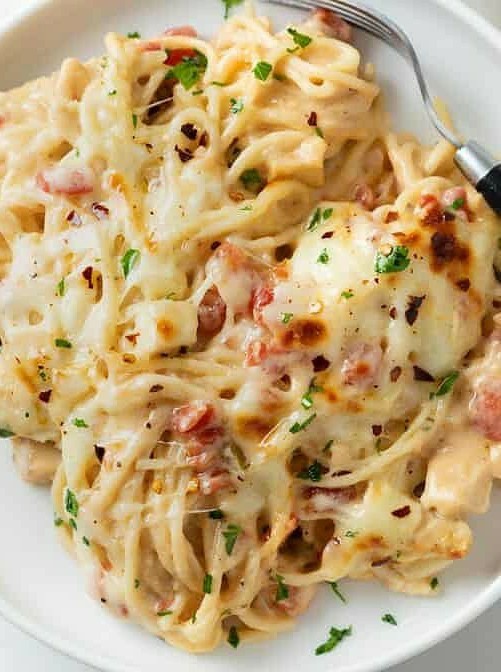 Creamy Chicken Pasta Bake
