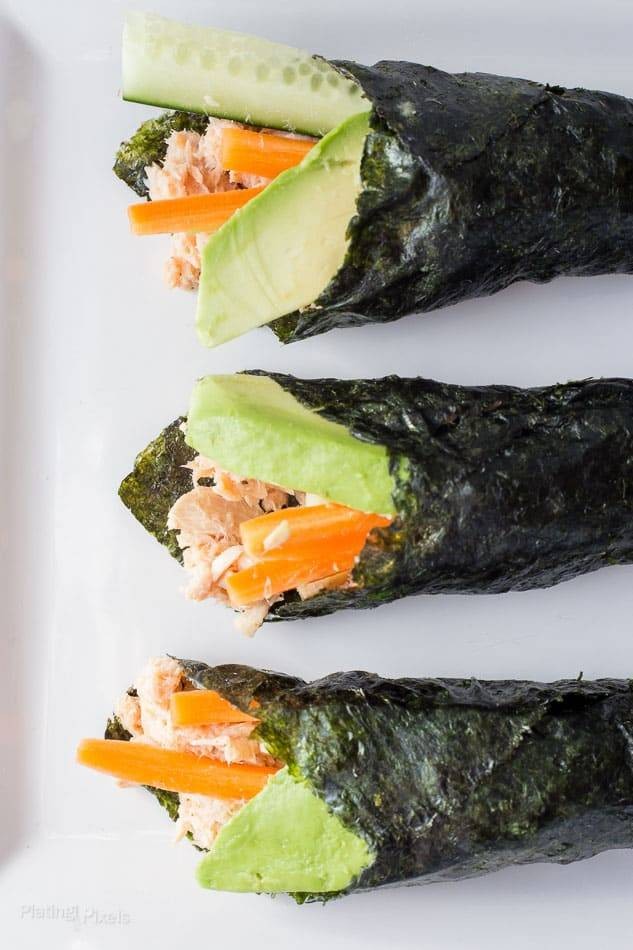 Paleo Nori Wraps: Tuna Salad Recipe