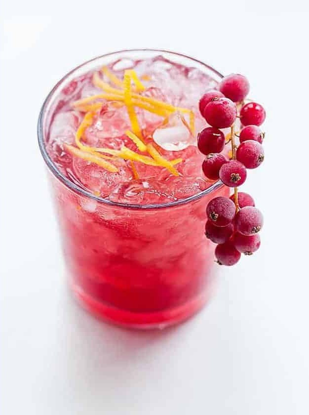 Gin Cherry Fizz with a Twist
