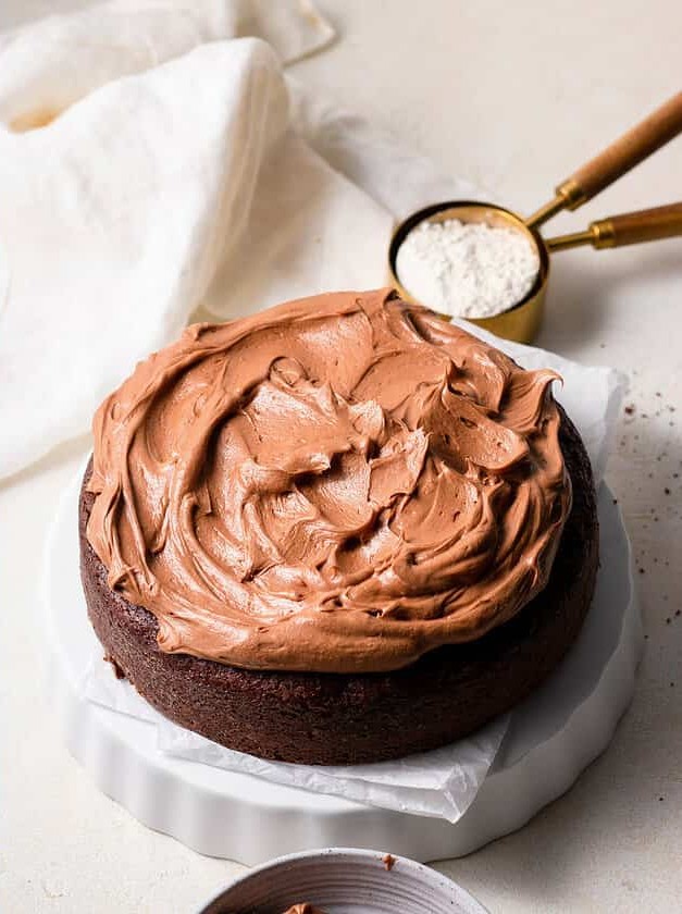 Decadent One-Layer Chocolate Cake Bliss