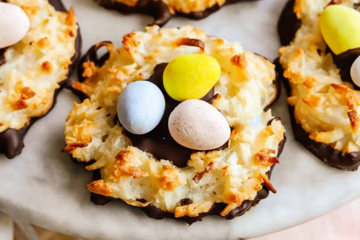 Coconut Chocolate Cookie Easter Treats