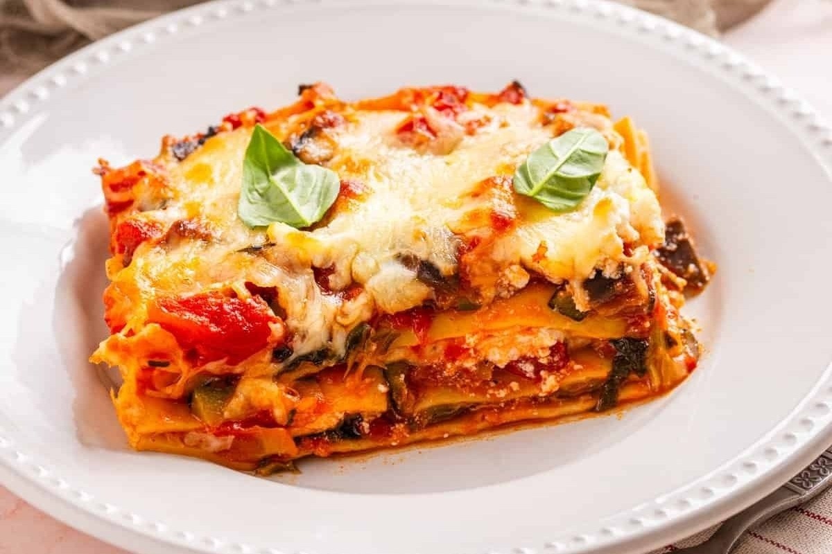 Cheesy Vegetarian Lasagna Recipe