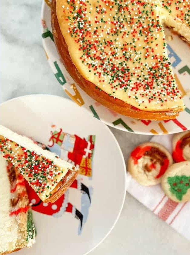 Sugar Cookie Cheesecake Christmas Delight
