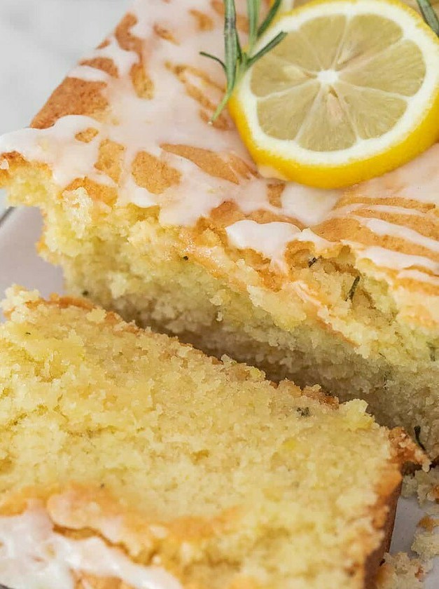 Rosemary Lemon Pound Cake Delight