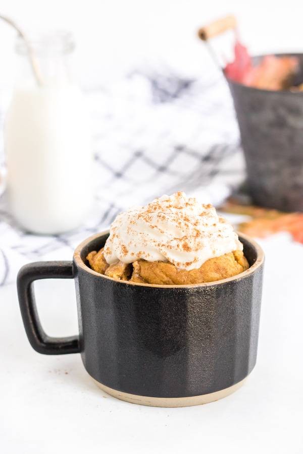 Easy Keto Pumpkin Spice Mug Cake Delight