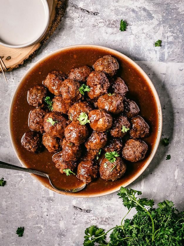 Venison Meatballs in a Sweet and Spicy Sauce