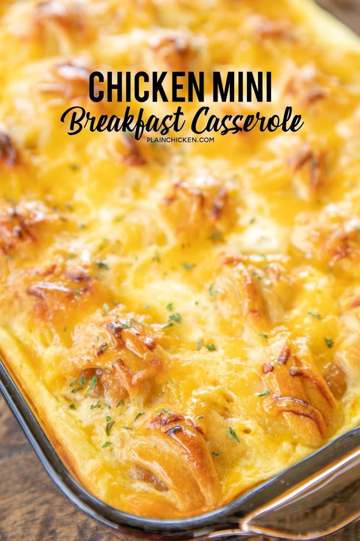 Quick Chicken Breakfast Casserole Delight