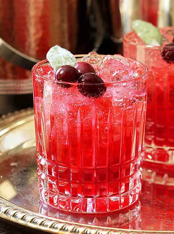 Gin-Cranberry Sage Holiday Delight