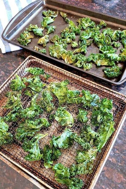 Easy Air-Fried Kale Crisps