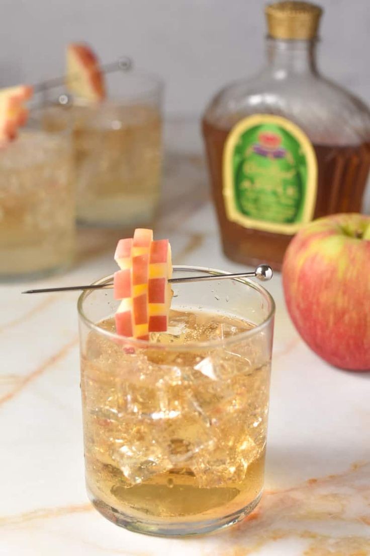 Fall in a Glass: Caramel Apple Crown Royal