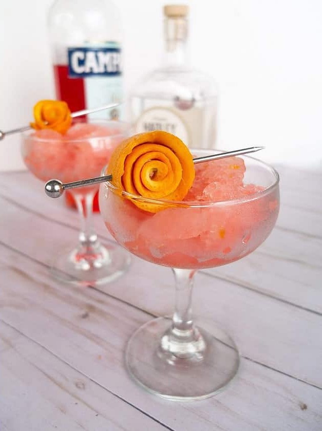 Campari-Kissed Summer in a Glass
