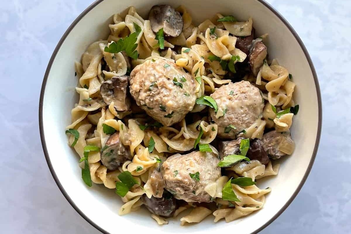 Lighter Turkey Stroganoff Recipe