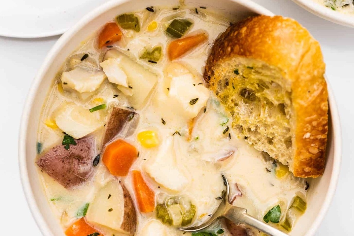 Lighter Fish Chowder for a Cozy Night