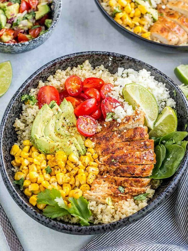 Quinoa Chicken Harvest Bowl