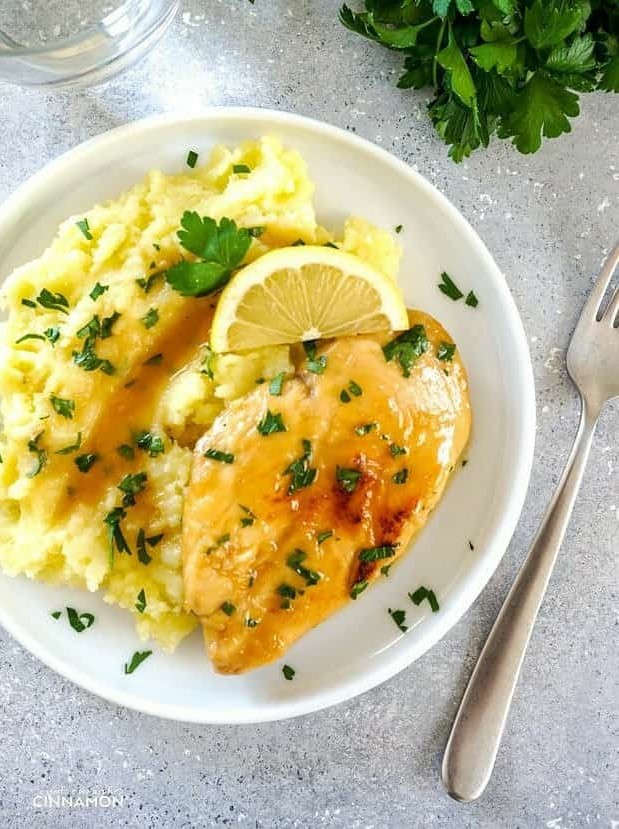 Lemony Basil Glazed Paleo Chicken