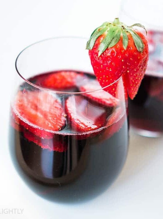 Strawberry Cabernet Sparkler