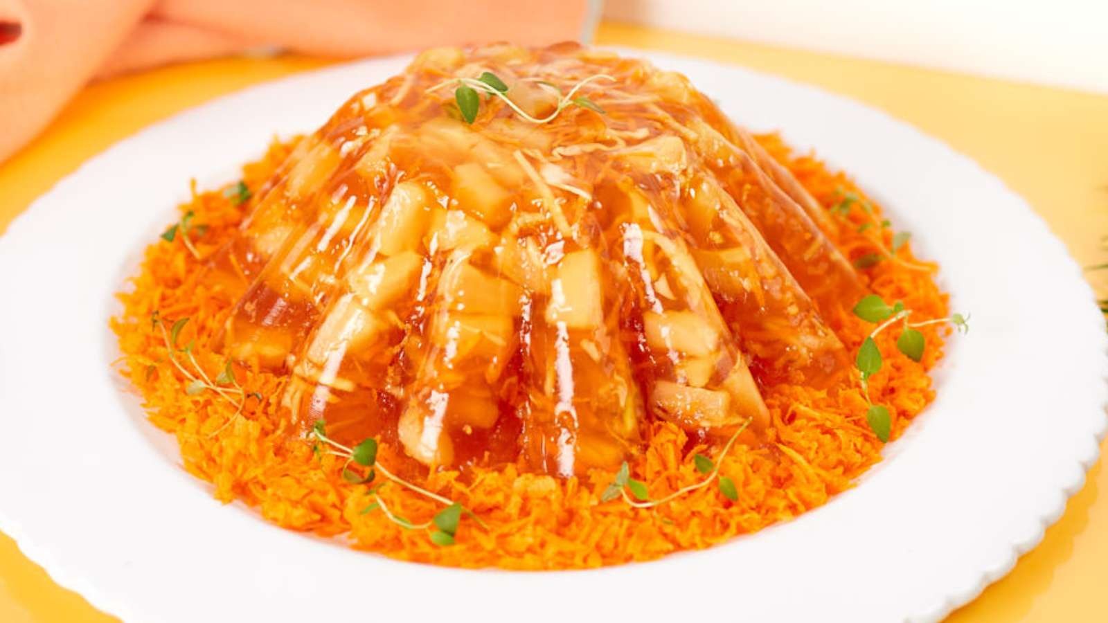 Mid-Century Carrot Pineapple Jellied Delight