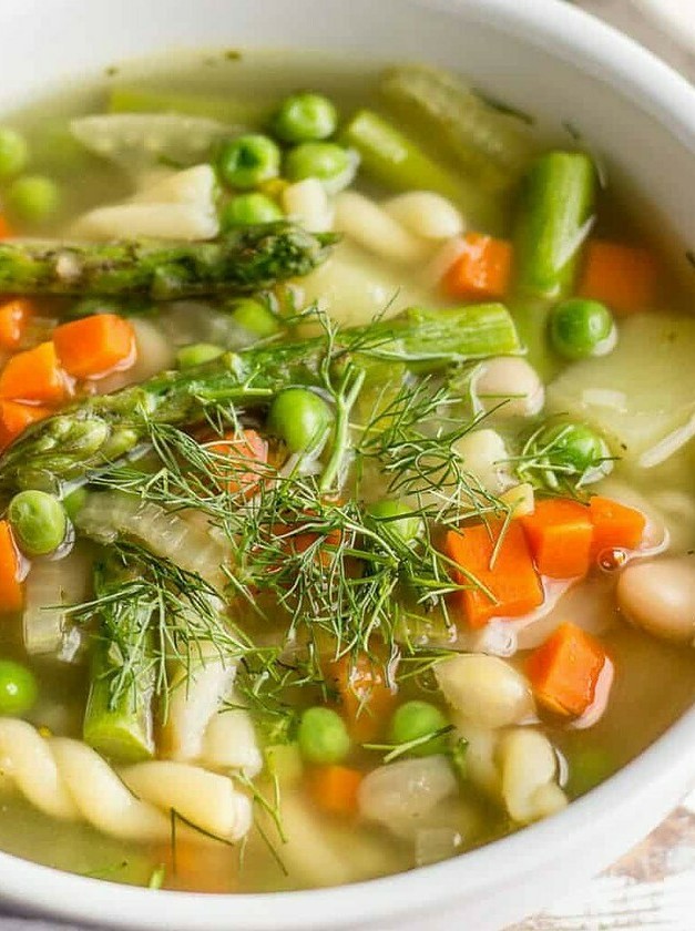 Vibrant Spring Vegetable Soup Delight