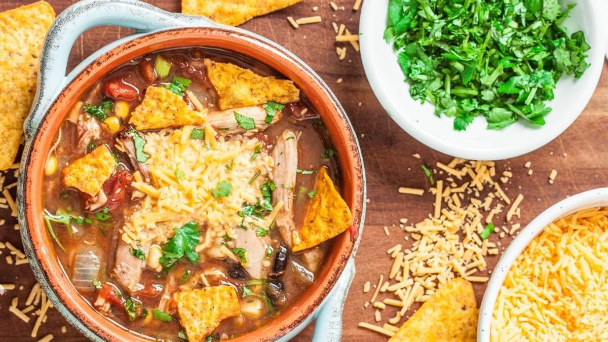 30-Minute Nacho Chicken Soup