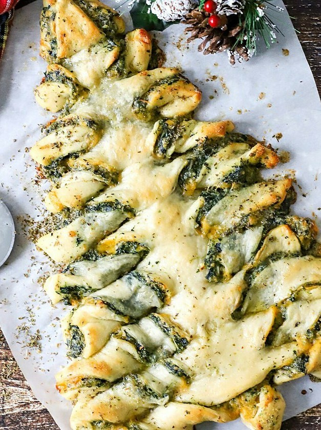 Festive Pizza Tree Bites