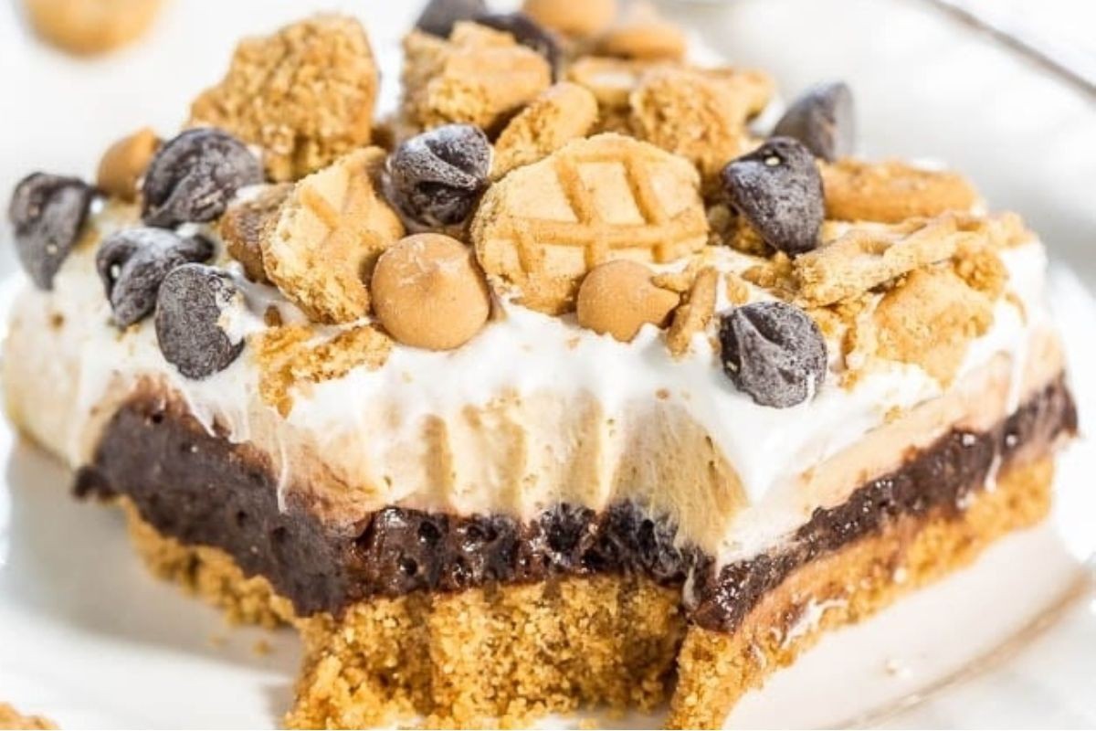 Nutty Chocolate Pudding Cheesecake Bars