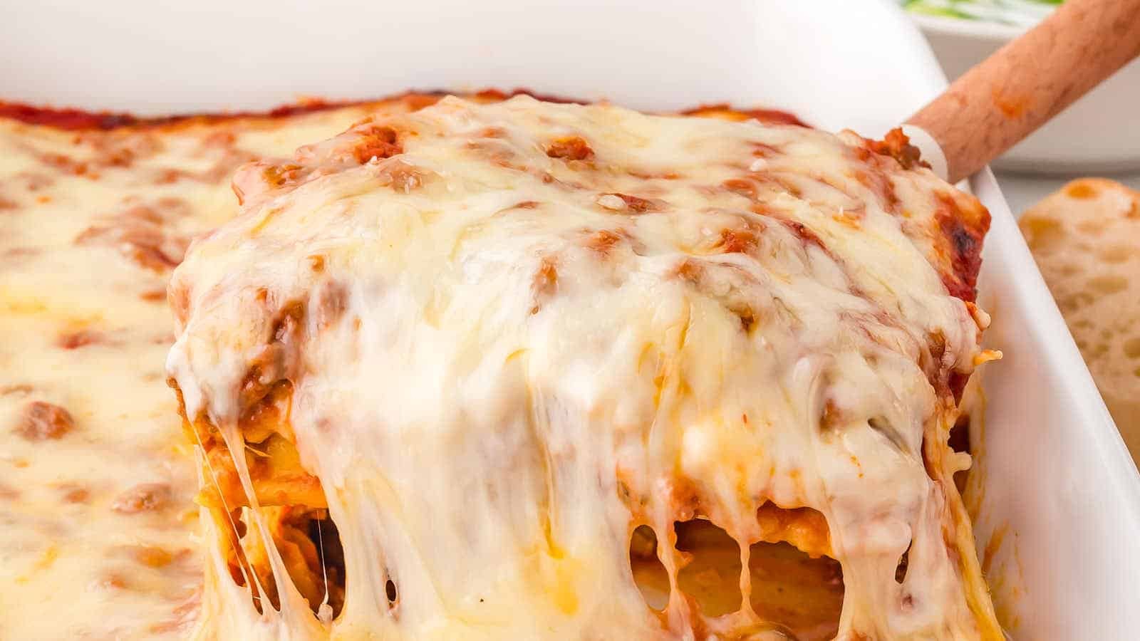 Cheesy Family Comfort Lasagna