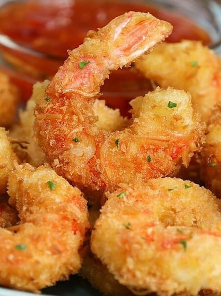 Shrimp in Coconut Crust Delight